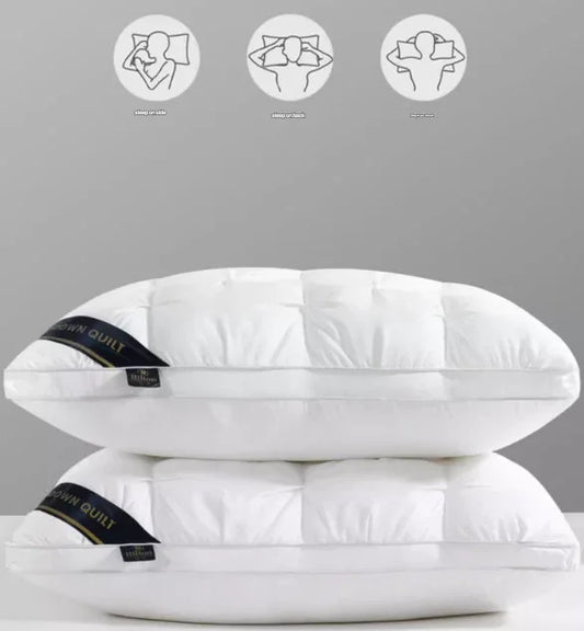 Green Luxury Adjustable Bed Pillow Set (2-Pack) - Hotel Quality Down Alternative for Ultimate Neck Support & Comfort - Mekamart Australia