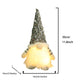 2 Pcs Grey Charming Light-Up Christmas Gnome - Festive Nordic Plush Holiday Decoration - Mekamart Australia