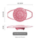 Large Pink Flexible Silicone Steamer Basket with Heat-Resistant Handles - Food-Grade Vegetable Steamer Insert for Pots & Pans - Mekamart Australia
