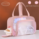 Pink Waterproof Wet Dry Separation Travel Bag - Gym, Beach, Swim, Sports Tote with Shoe Compartment(Filming props are not included) - Mekamart Australia