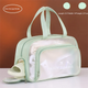 Green Waterproof Wet Dry Separation Travel Bag - Gym, Beach, Swim, Sports Tote with Shoe Compartment(Filming props are not included) - Mekamart Australia