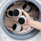 Magic Laundry Balls Set of 4 - Anti-Pilling Fuzzy Lint Remover for Washing Machine