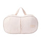 Beige Portable Underwear Travel Organizer Bag - Bra & Lingerie Storage, Anti-Deformation Case for Business Trips - Mekamart Australia