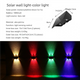 Solar Powered Up and Down Wall Light(colorful light) - Mekamart Australia