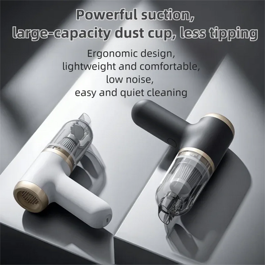 Black Portable 2-in-1 Cordless Vacuum Duster Kit with 2 Attachments - Mekamart Australia