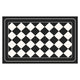 Black Checkered Design Loofah Texture Shower Mat (40x80cm) - Non-Slip PVC Bathroom Floor Mat, Quick-Draining, Anti-Mould & Massage Pad - Mekamart Australia