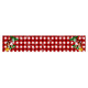 Style-5 New Year & Christmas Table Runner(33 x 180 CM) - Festive Linen Tablecloth, Digital Print Christmas Decor - Mekamart Australia