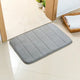 Grey Ultra-Absorbent Non-Slip Thickened Bath Mat(1.8x50x80CM) - Luxurious Durable Soft Floor Rug with Rubber Backing, Hand & Machine Washable Doormat for Bathroom & Entry - Mekamart Australia