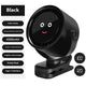 Black Portable Stroller Fan with LED Display - Bladeless Safety Clip-On Fan for Baby & Desk (4000mAh, 360 degree Rotation) - Mekamart Australia