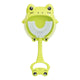 Green frog U-Shaped Kids Toothbrush - Food Grade Silicone Manual Toothbrush for 2-12 Year Olds - 360 degree Full Mouth Cleaning Baby Oral Care - Comes with Wall Mount Holder - Mekamart Australia