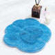 2-PCS Blue cat PAWS Non-Slip TPE Shower Mat with Foot Scrubber and Suction Cups Large Massage Bath Mat for Bathroom 30cm x 30cm - Mekamart Australia