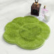 2-PCS Green cat PAWS Non-Slip TPE Shower Mat with Foot Scrubber and Suction Cups Large Massage Bath Mat for Bathroom 30cm x 30cm - Mekamart Australia