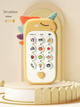Unicorn Baby Toy Phone Music & Light Learning Mobile Teether for Toddlers Interactive English Educational Gift Yellow - Mekamart Australia