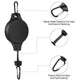 3PCS White Retractable Hanging Basket Pulley System & 3PCS Heavy Duty Stainless Steel S-Hooks Combo - Garden Plant Hanger(Max Load 5KG) - Mekamart Australia