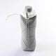 Grey Portable Food Grade Silicone Collapsible Sports Water Bottle 600ML - Folding down 80% , Low High Temperature Resistant - Mekamart Australia