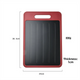 Red Aluminum Alloy Fast Thawing Dual-Sided Cutting Board(36.5x25CM) - Multifunctional Kitchen Tool with Garlic Grinder and Knife Sharpener - Mekamart Australia