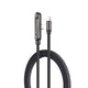 240W USB-C to USB-C Fast Charging Cable with Integrated Folding Phone Stand and 90 Degree Elbow for Mobile Gaming and Video Streaming