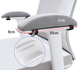 1 Pair of Memory Foam Chair Armrest Pads - Ergonomic Elbow Support Cushions - Soft Plush Cover with Anti-Slip Straps for Office & Gaming Chairs (Grey)
