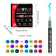 Acrylic Brush Marker – 24-Pack, Water-Based Ink, Flexible Tip, for Multi-Surface Art and Labeling