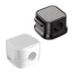 24 Pack Magnetic Cable Organizer Clips with 12 Black and 12 White Pieces, Reusable Adhesive Cord Management Holder for Desk and Car Charging Cables