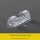 100 Pack Self-Adhesive Cable Clips Non-Marking Cord Management Holder for Desk and Car, Drill-Free Wire Fixer Solution for Local Workspaces(Small size)