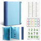 In Case I Go Missing Blue High-Capacity Emergency Information Binder - Heavy Duty Expanding File Organizer and Document Safety Folder