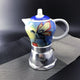 Fairy Vintage Porcelain Ceramic Italian Stove Top Espresso Coffee Maker 3-4Cups 200ml - Mekamart Australia