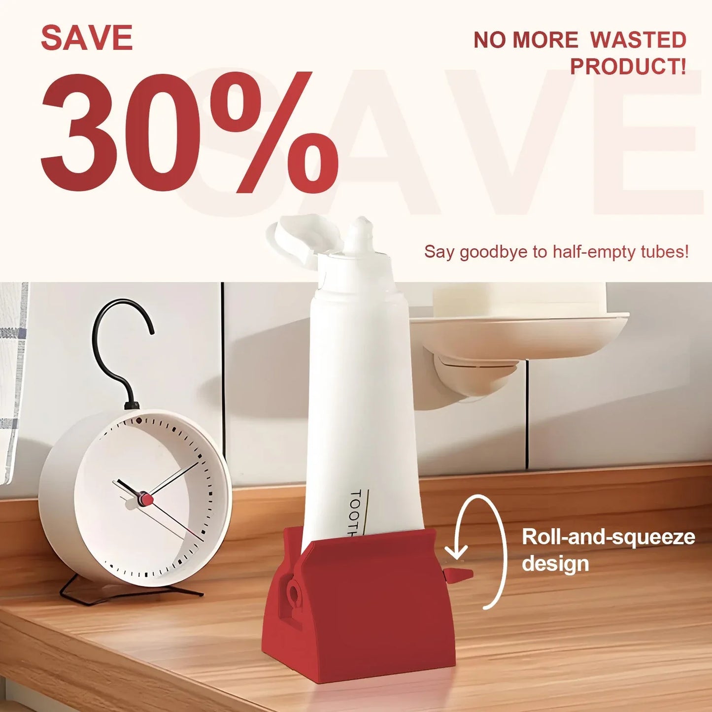 2Pcs Toothpaste Rolling Dispensers Squeezer - Mekamart Australia