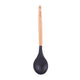 Beechwood & silicone spoon charcoal - Mekamart Australia