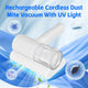 UV‑C Cordless Dust Mite Vacuum Handheld Sanitizing Cleaner with 1200 mAh Battery - Mekamart Australia