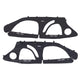 Cab Enclosure Upper Doors, Compatible with Polaris RZR PRO 2020-2024/Polaris RZR Turbo2022-2024, Soft Upper Doors, Upgraded Zipper UTV Soft Side Window Kit, Fit with Side Mirrors and Windshields