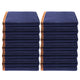 VEVOR Moving Blankets, 2032 x 1829 mm, 15.6 kg/dz, 12 Packs, Professional Non-Woven & Recycled Cotton Packing Blanket, Heavy Duty Mover Pads for Protecting Furniture, Floors, Appliances, Blue/Orange - Mekamart Australia