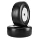 VEVOR Lawn Mower Tires with Rim, 13x5-6" Tubeless Tractor Tires, 2-Pack Tire and Wheel Assembly, Flat-free PU Tires, 3.25"-5.9" Centered Hub, 3/4" Bushing Size, 20 PCS Adapter for Lawn Mowers Tractors - Mekamart Australia