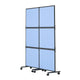 VEVOR Acoustic Room Divider Partition Panel Privacy Screen 2 Pack Indigo Blue - Mekamart Australia