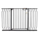 Baby Gate, 749-1346 mm Extra Wide, 762 mm High, Dog Gate for Stairs Doorways and House, Easy Step Walk Thru Auto Close Child Gate Pet Security Gate with Pressure Mount and Wall Mount Kit, Black