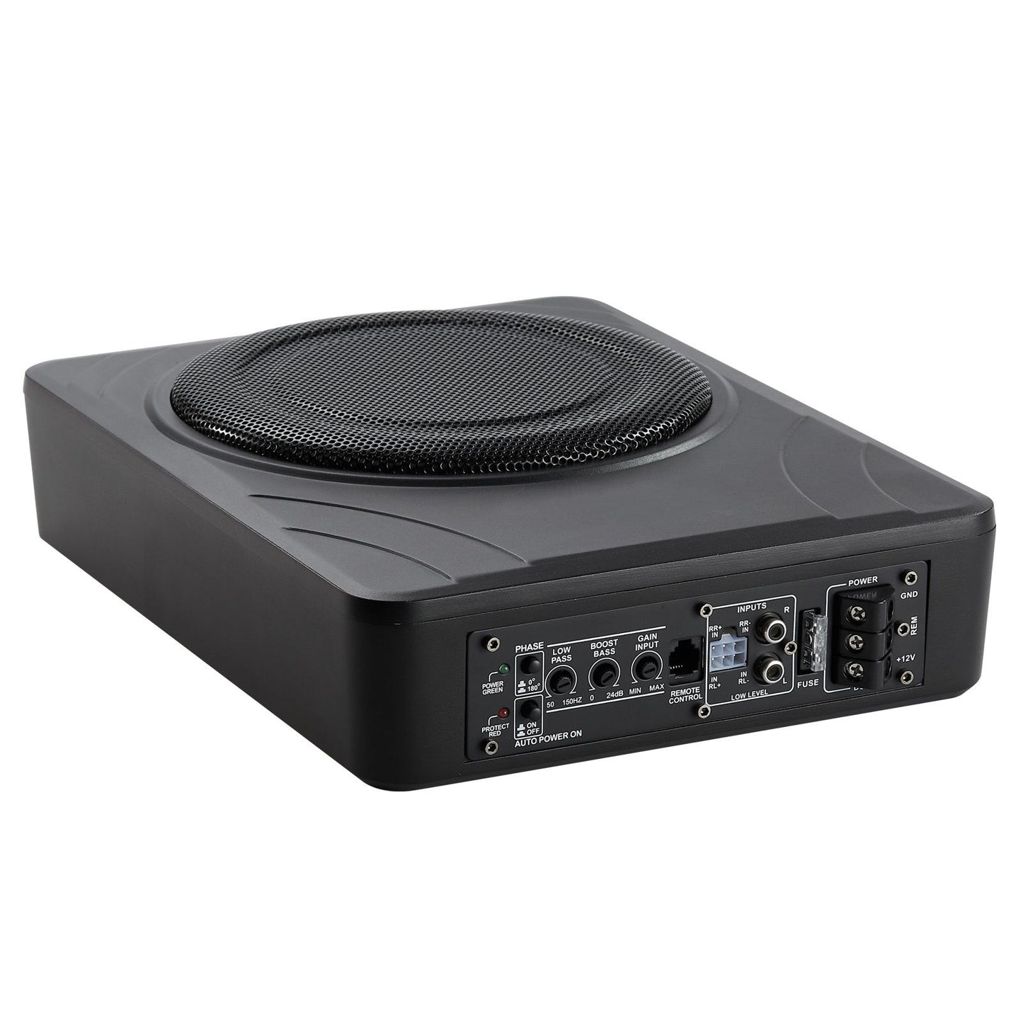 8" 300W Under Seat Car Subwoofer Slim Powered Car/Truck Subwoofer System