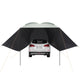 VEVOR Vehicle Awning, Large 10' x 7' Shade Coverage Car Side Awning, PU2000mm UV50+ Car Awning with Extended Side Canopies and Portable Storage Bag, Suitable for Truck, SUV, Van, Campers - Mekamart Australia
