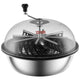 VEVOR Leaf Bowl Trimmer, 24'' Trimmer Bowl, Manual Bud Trimmer with Stainless-Steel Blades for Twisted Spin Cut, Clear Visibility Dome and Hand Pruner Included, for Cutting Leaves, Buds, Flowers - Mekamart Australia