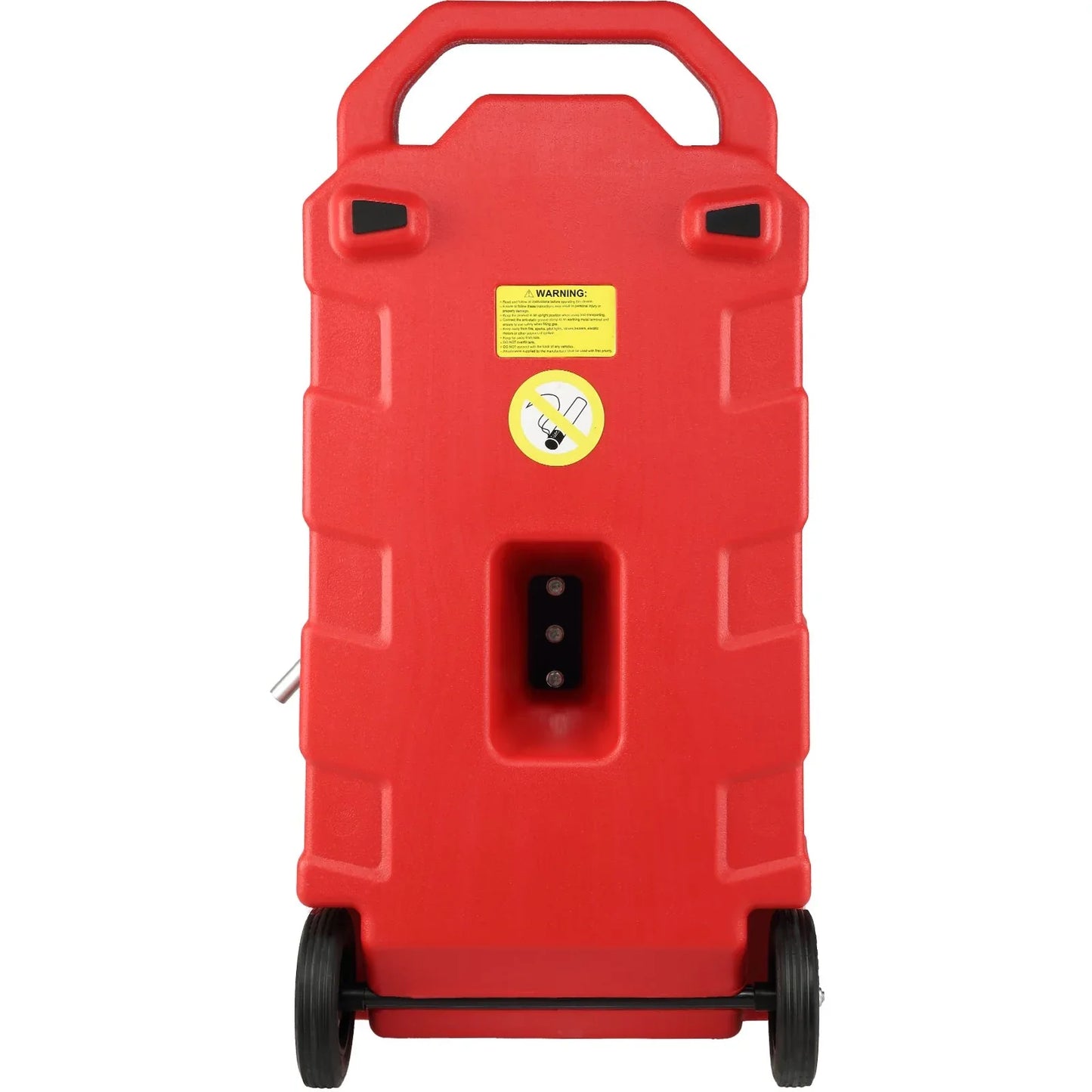 VEVOR 60.57L Fuel Caddy, 7.8 L/min, Portable Gas Storage Tank Container with Hand Pump Rubber Wheels, Fuel Transfer Storage Tank for Gasoline Diesel Machine Oil Car Mowers Tractor Boat Motorcycle - Mekamart Australia