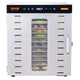 VEVOR 10 Trays Food Dehydrator Machine Stainless Steel 1000W Jerky Fruit Drying - Mekamart Australia
