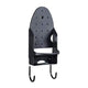 Wall Mounted Iron and Board Holder - Black - Mekamart Australia