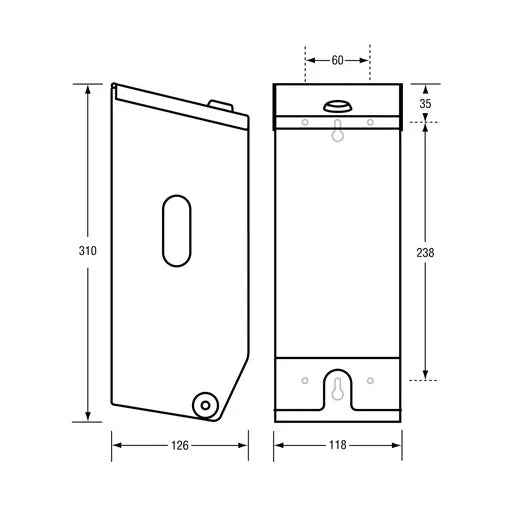Double Toilet Roll Dispenser - Silver - Mekamart Australia