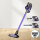 Devanti Stick Vacuum Cleaner Cordless Roller Brush 150W Purple - Mekamart Australia