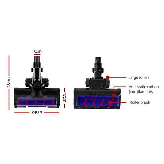 Devanti Stick Vacuum Cleaner Motorised Roller Brush Head - Mekamart Australia