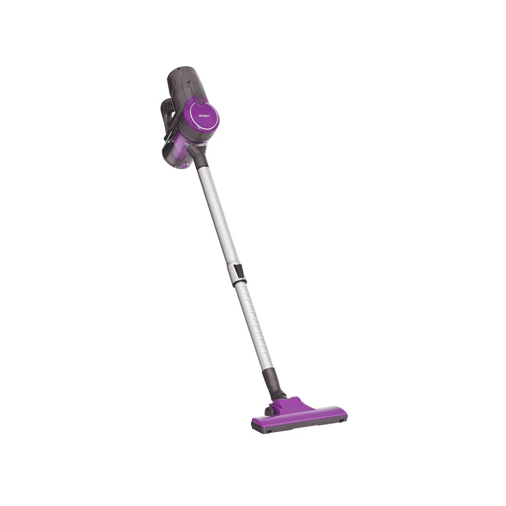 Devanti Stick Vacuum Cleaner Bagless Corded 500W Purple - Mekamart Australia