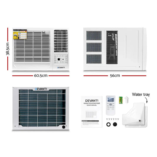 Devanti Window Air Conditioner 2.7kW - Mekamart Australia