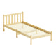Artiss Bed Frame Single Size Wooden Oak SOFIE - Mekamart Australia