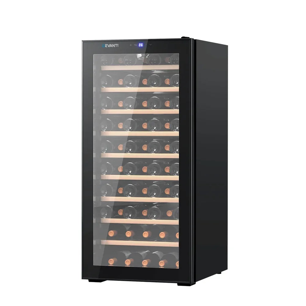 Devanti Wine Fridge Cooler 66 Bottles - Mekamart Australia
