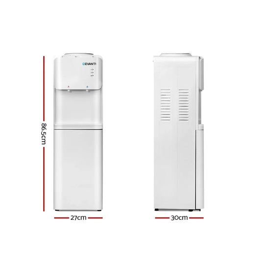 Devanti Water Cooler Dispenser Stand White - Mekamart Australia