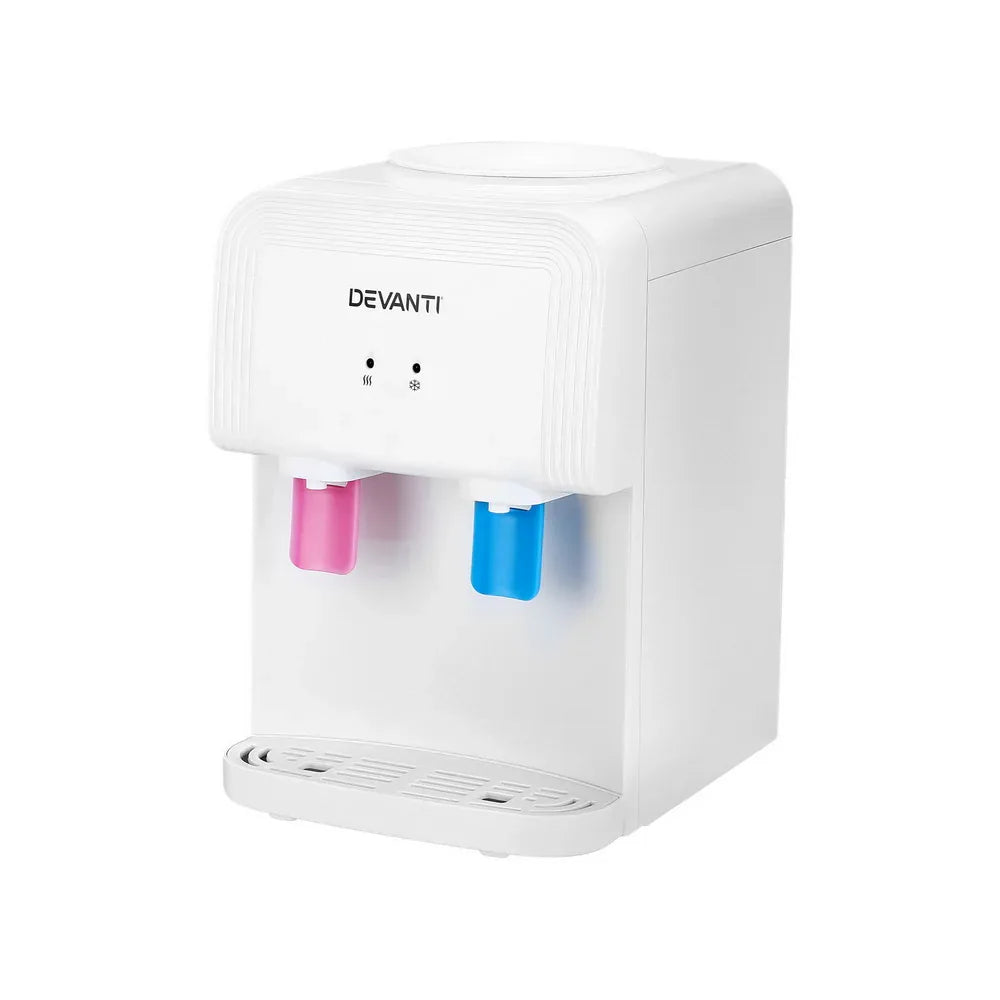 Devanti Water Cooler Dispenser Bench Top White - Mekamart Australia